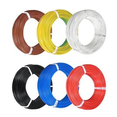 UL3122 300V 200C 16-24AWG Fiber Glass Silicone Rubber Insulation Electric Wires FT2  For High Temperature Sensor