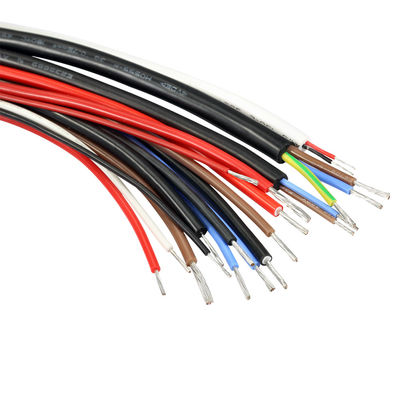 UL3122 200C Silicone Rubber Insulation Wire Tinned Copper 22AWG