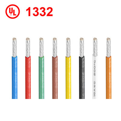 Filo isolato UL1332 in FEP con conduttore in rame stagnato, flessibile e con temperatura nominale di 200°C per elettrodomestici