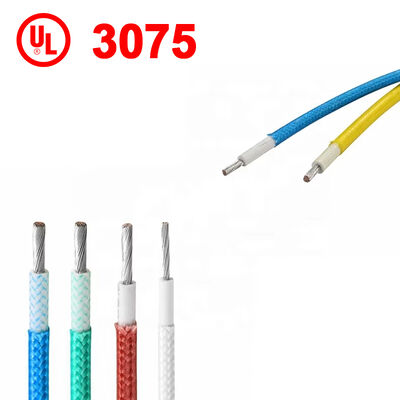 UL3075 10AWG filo intrecciato in fibra di vetro di silicone con tensione nominale 600V e temperatura nominale 200C per riscaldatori industriali