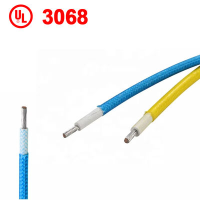 UL3068 Resistenza alle alte temperature 300V 150C filo intrecciato in fibra di vetro di silicone per motori e generatori