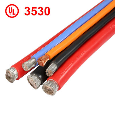 UL3530 Filtro isolante in silicone ad alta temperatura con conduttore di rame stagnato per applicazioni a 200 °C