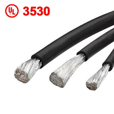 UL3530 Cavo della batteria 200C Alta temperatura 600V Voltaggio nominale Super Soft Silicone Wire per sistema di stoccaggio dell'energia