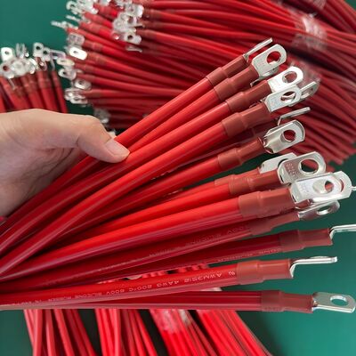 Cavo di connessione batteria standard UL, silicone ad alta temperatura e alta tensione per applicazioni a nuova energia