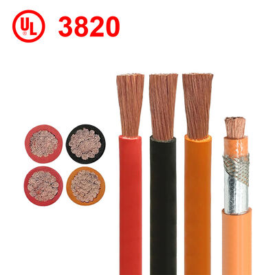 Cavo Batteria UL3820 XLPE 125C 1000V Cavo Elettrico Alta Tensione per Veicoli Elettrici per Uso Auto e Industriale