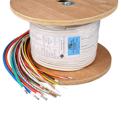Conductor Copper Braid Fiberglass Silicone Wire 18AWG For Inrernal Wiring